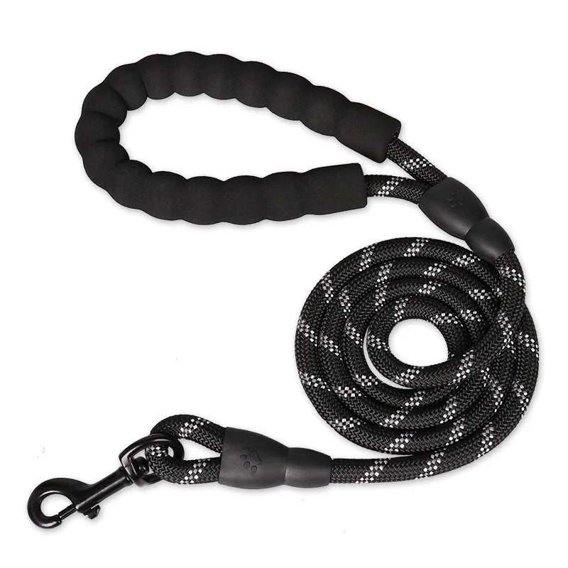 laisse pour chien tout de noir